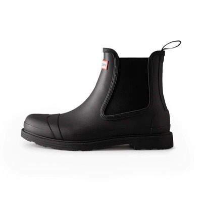 HUNTER男户外涉水露营鞋英伦防滑Commando厚底切尔西靴雨鞋