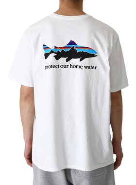 Patagonia巴塔哥尼亚Home Water Trout Organic男有机棉T恤37547