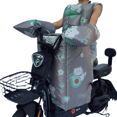 加厚保暖双面防水电动车挡风被