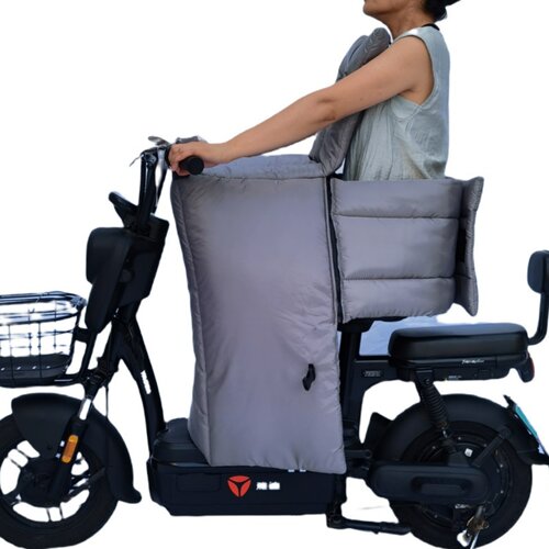 电动车挡风被加大加厚护腰款分体