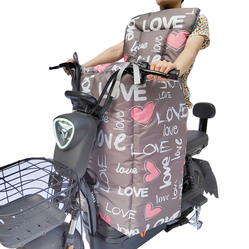 电动车挡风被春秋夏加大薄款踏板摩托车防风防雨防晒分体通用护膝