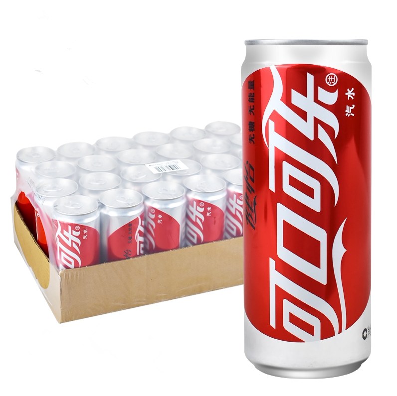 健怡可口可乐汽水无糖可乐330mlx24罐装整箱 北京包邮