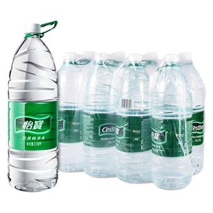塑包大瓶家庭饮用水整箱国产家用桶装 怡宝纯净水2.08L 8瓶装