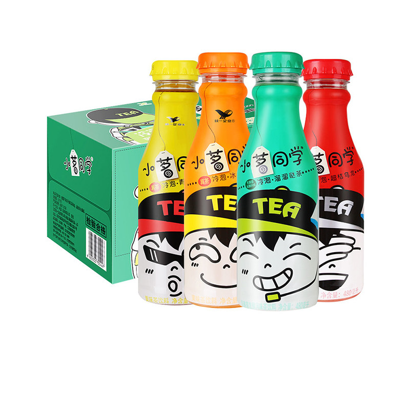 统一小茗同学480ml*15瓶 冰橘绿茶红茶 整箱 冷泡茶饮料 北京包邮