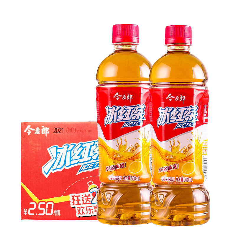 今麦郎冰红茶柠檬味饮料500ml*15瓶整箱 柠檬茶果味茶饮品