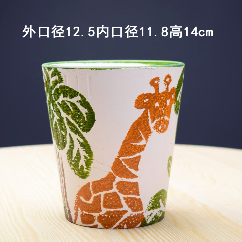 白陶高盆老桩多肉花盆工厂清仓处理批发特价包邮高花盆小象长颈鹿