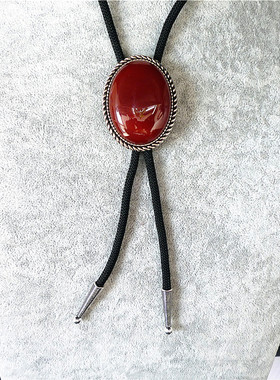 领带男主持人司仪潮品领花宝石吊坠韩版新郎西服领结舞台波洛领绳