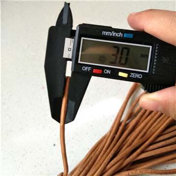 皮绳3mm子项链绳挂件牛皮水晶diy