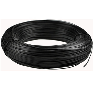 白色/黑色扎线 铁丝扎线  电线扎带 铁芯绑带 捆扎带 PVC包胶扎丝