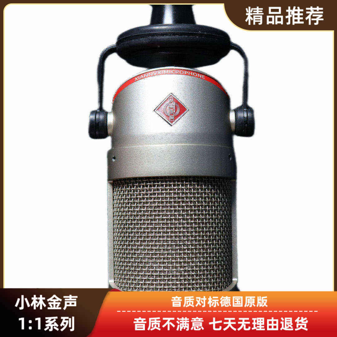小林金声XNX104录音棚广电主播直播语音厅唱歌电容麦克风话筒