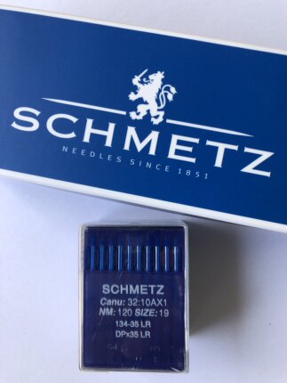 德国蓝狮车针高车斜刀针 134-35 LR 蓝狮机针 DPX35 LR schmetz