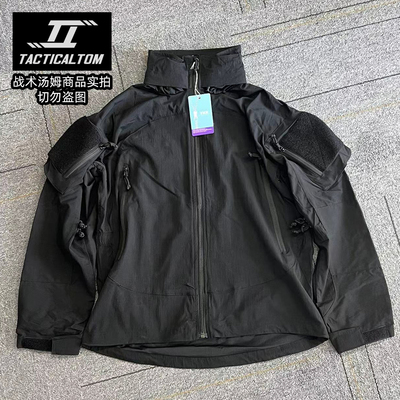 战术汤姆国产PCUL5黑色冲锋衣