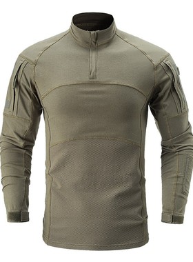 战术汤姆 ACS-Type-II国产军绿色蛙服 OD绿上衣 棉质弹力户外蛙皮