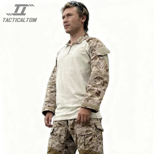 AOR1沙漠数码迷彩海豹6队GEN2蛙服蛙皮G2 NC CP作战蛙服上衣长袖