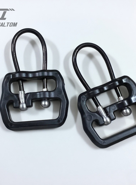 BFG款U Loop1英寸1英寸钢丝快拆扣 黑色AK AR配件木仓背带快合扣