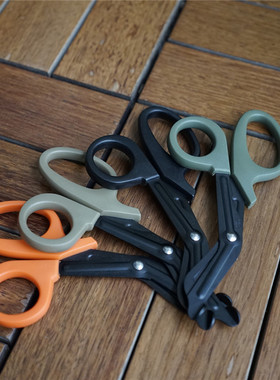 EDC不锈钢弯头EMT急救刃带细齿战术户外求生医疗剪救援多功能剪刀