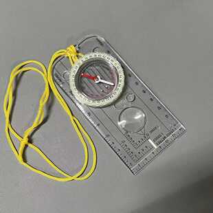 俄罗斯单兵专业地图比例尺指南针DC40-3指北针绘图尺登山定向越野