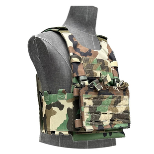 LV-119战斗背心M81 Woodland四色丛林MOLLE战术背心胸挂小全套
