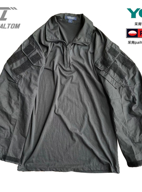 战术汤姆纯黑色 GEN3蛙服 G3蛙皮上衣 BK黑色夜行作战服战术服T恤