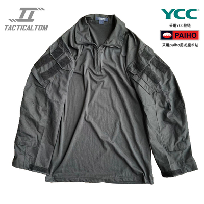 战术汤姆纯黑色gen3皮上衣T恤