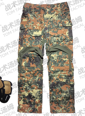 GEN3德斑德国丛林斑点单裤G3蛙服作训战术裤蛙皮国产面料战术汤姆