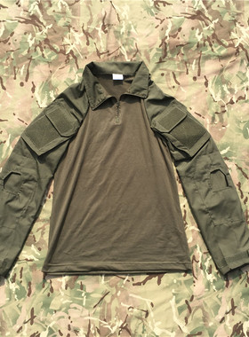 战术汤姆国产 游骑兵绿GEN2蛙服 战斗服军迷蛙皮 G2军绿色单上衣
