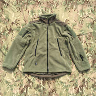 战术汤姆 军绿色400克防寒抓绒面料夹克 保暖外套软壳保暖内胆