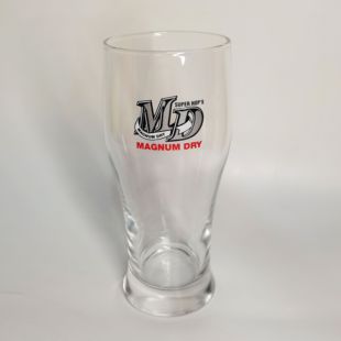 日本昭和SUNTORY高足啤酒杯三得利玻璃杯MAGNUM可乐杯果汁杯中古