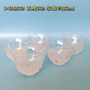 日本制磨砂雾面冷茶碗复古冷茶果汁啤酒杯昭和橘吉水杯简约小清新