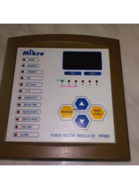 现货供应MIKRO自动电容补偿器PFR60-415-50电力无功功率监控仪表