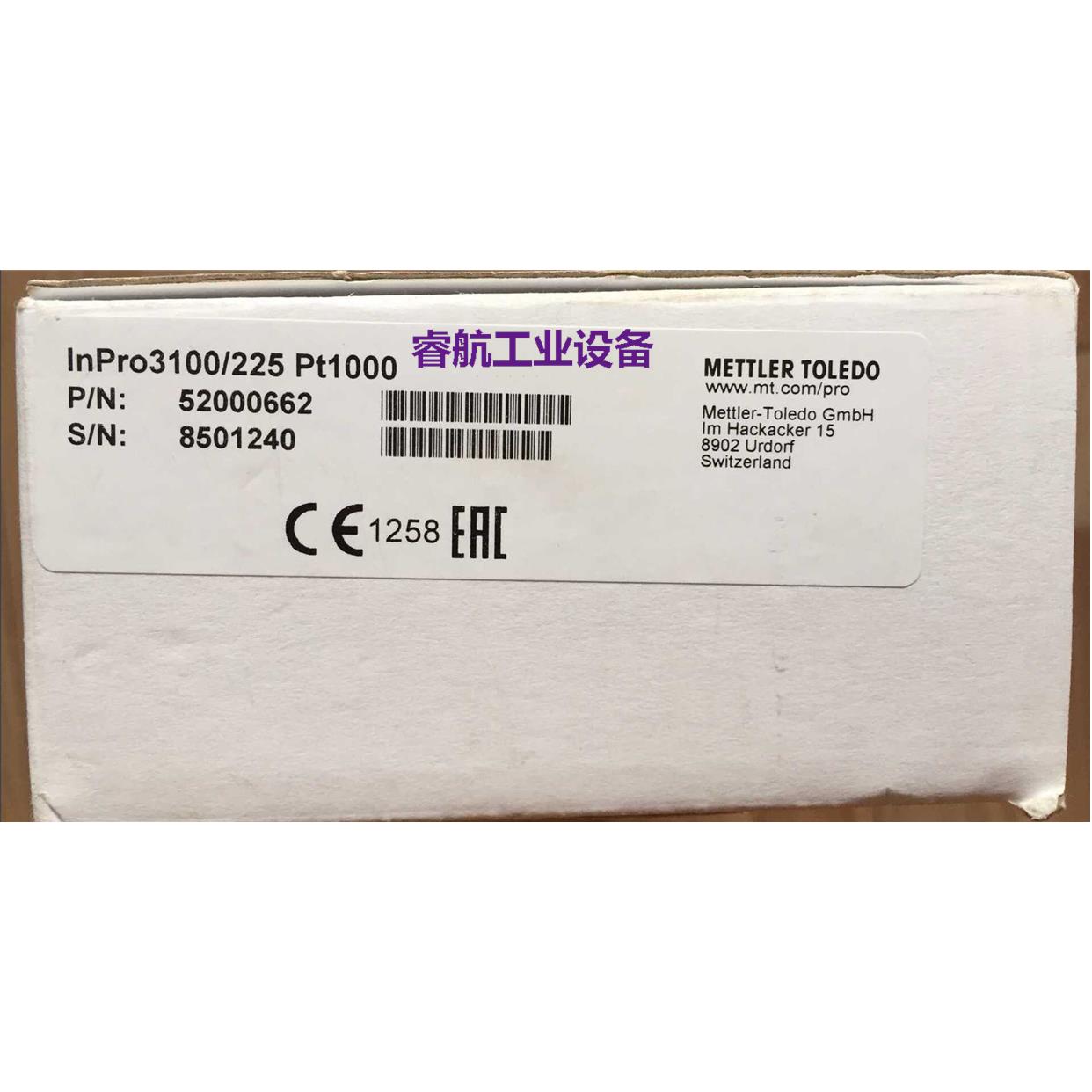 52000662 全新原装梅特勒托利多PH电极InPro3100/225 Pt1000议价$