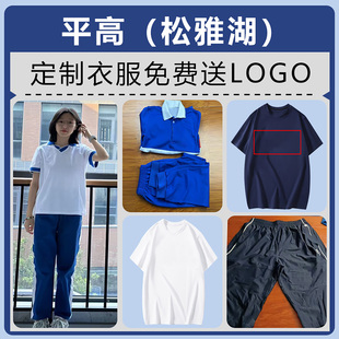 平高(松雅湖) 定制款校服新纯棉短袖短裤秋外套秋长裤棉衣