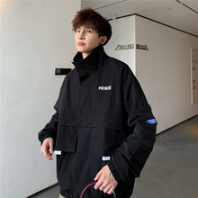 工装 外套男韩版 宽松帅气卫衣潮流潮牌ins机能夹克 2019新款 春秋季