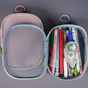 青壹坊天际之旅立体收纳包学生文具笔袋笔盒化装品大容量收纳袋