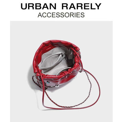 Вместительная и большая универсальная осенняя модная цепь для невесты, мусорный мешок, сумка на одно плечо, изысканный стиль