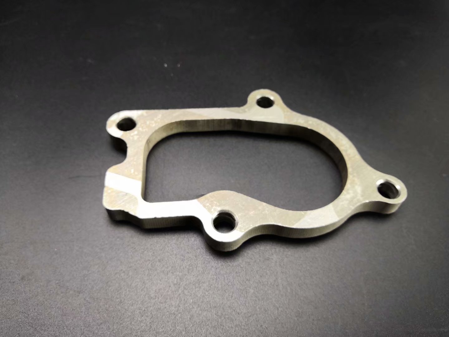 改装斯巴鲁排气管TD04不锈钢涡轮法兰盘垫 排气管接口厚度10毫米