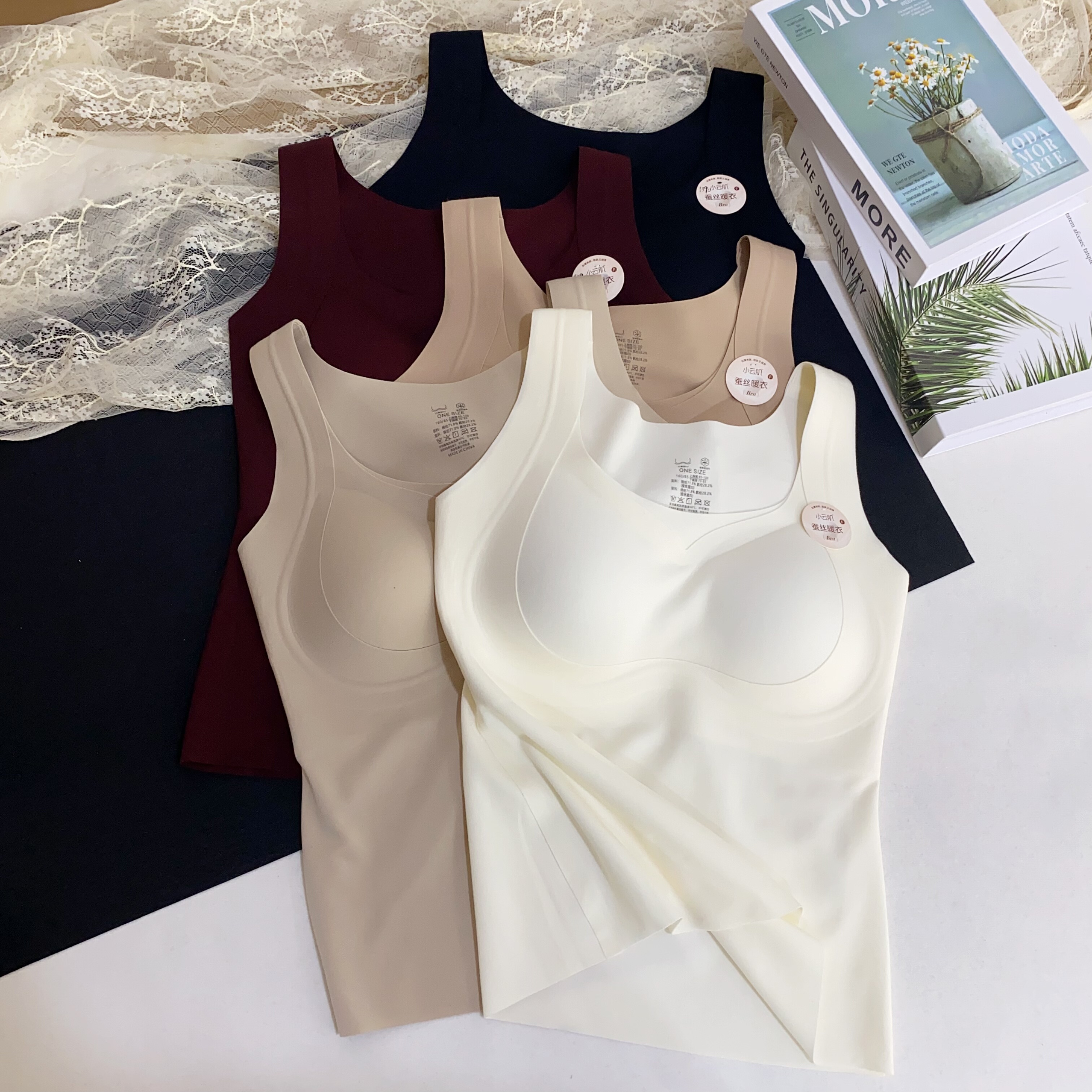 小云肌蚕丝蛋白暖肤衣美背吊带轻磨毛内搭无磁打底显瘦保暖背心女,女士内衣/男士内衣/家居服,保暖背心,淘宝优惠券,粉丝福利购,淘宝优惠卷