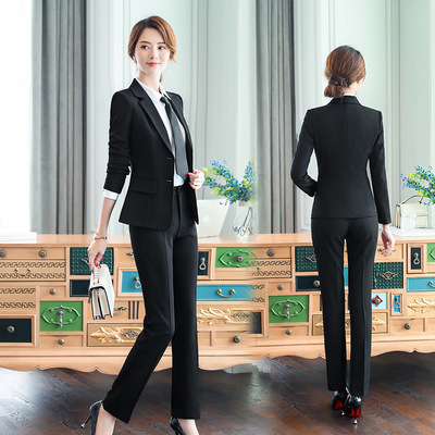 长袖泽yp新款职业职业女裙套装