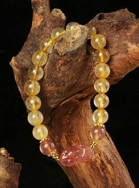 旺财女款转运随身水晶手串