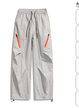 BUFFALO BOUND 2025男女同款多口袋秋季新品户外运动冲锋弯刀裤