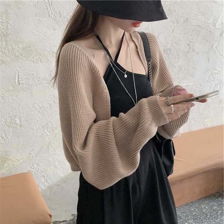新款慵懒风宽松短款灯笼袖毛衣罩衫外套女装镂空长袖针织衫,个性定制/设计服务/DIY,连衣裙加工定制,淘宝优惠券,粉丝福利购,淘宝优惠卷