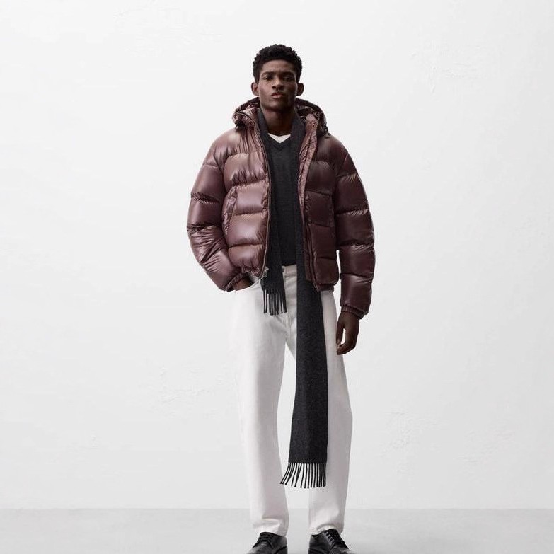 欧美新款冬季男士棉服外套纯色防寒高端棉衣男棉袄跨境男装