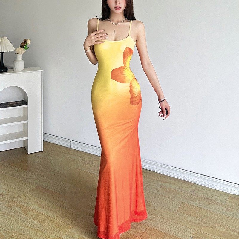 跨境欧美风独立站夏季新款女装街头时尚性感吊带长款连衣裙女,个性定制/设计服务/DIY,连衣裙加工定制,淘宝优惠券,粉丝福利购,淘宝优惠卷