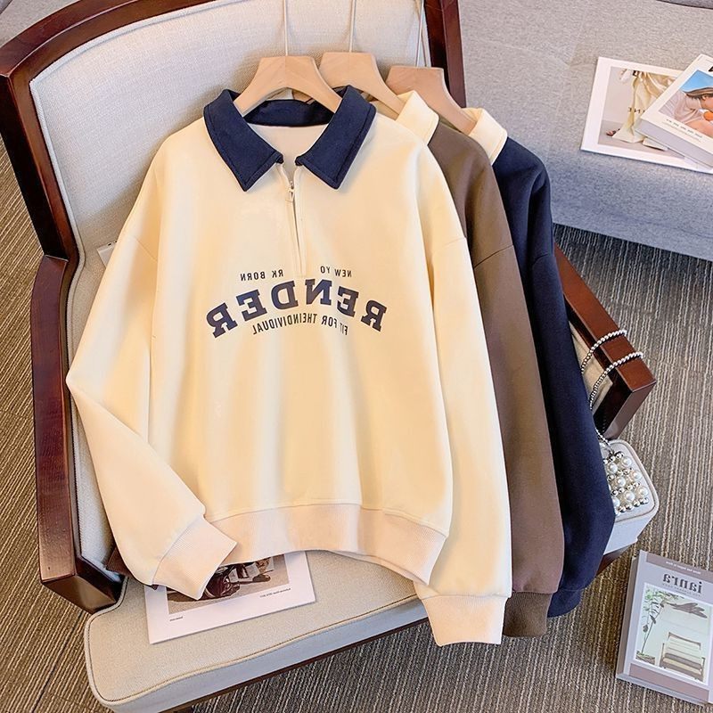 跨境领复合卫衣女春秋薄款宽松新款韩系港味长袖拼色外套外贸,个性定制/设计服务/DIY,连衣裙加工定制,淘宝优惠券,粉丝福利购,淘宝优惠卷