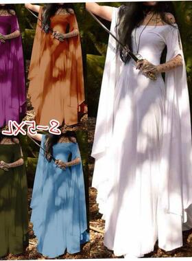 S-5xl Full-size Ladies Halloween Party Dress大码万圣节连衣裙