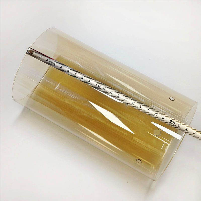 灯具大全金黄色玻璃圆柱筒客厅灯餐厅吊灯三头灯罩配件酥油灯灯盏