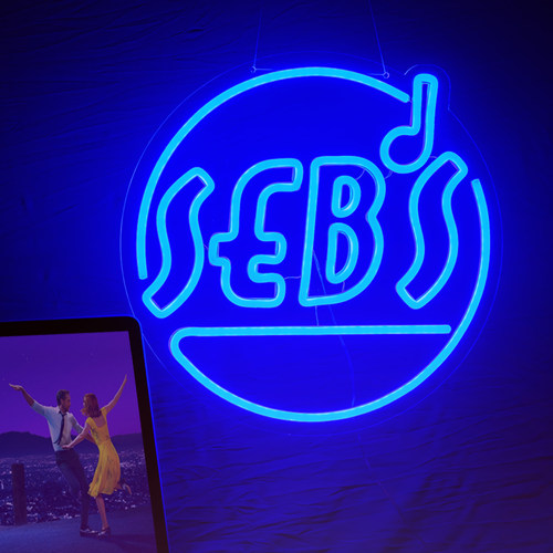 爱乐之城霓虹灯Seb's灯牌可定制