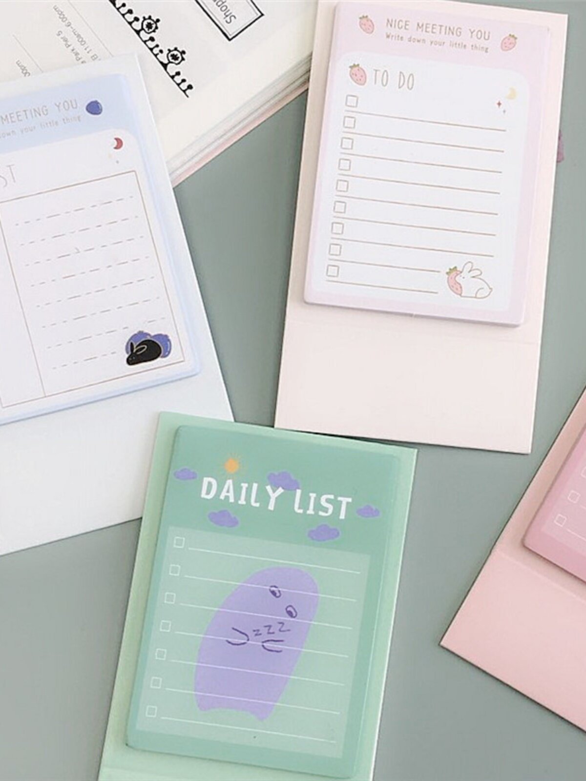 CATSHOW 문구 간단한 할 일 목록 노트 노트 N 번 노트 계획 노트 패드 노트