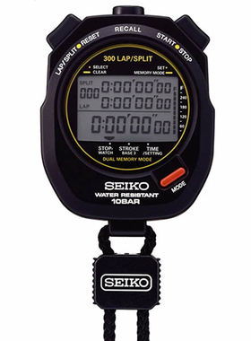 现货 SEIKO精工SVAS009/011游泳运动多功能秒表 S141 SVAS003