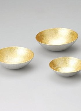 日本 能作 小泉诚 Kuzushi tare 金箔碗 纯锡小钵 酒碗 茶碗 礼品